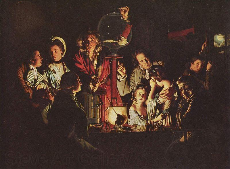 Joseph wright of derby An Experiment on a Bird in the Air Pump France oil painting art